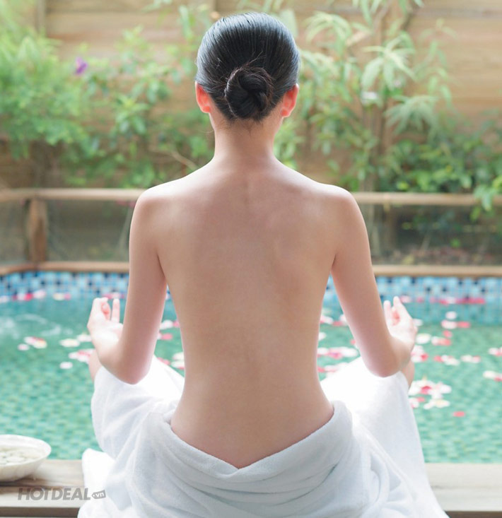 Massage Body Tinh Dầu Dừa Dưỡng Da + Ngâm Chân + Chườm Thảo Dược